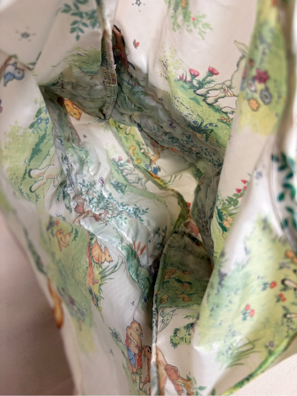 SOLD BAGGU x MOLLY GODDARD Baby Baggu Ruffle Reusable Tote Bag Woodlands Print - Picture 6 of 10